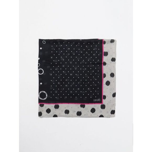 Liu Jo Black Polyester Scarf